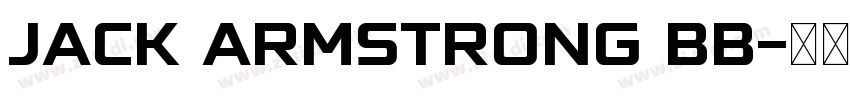 JACK ARMSTRONG BB字体转换